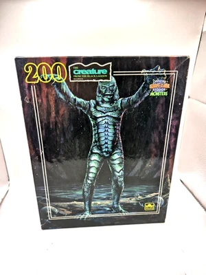 CREATURE FROM THE BLACK LAGOON Jigsaw Puzzle, 1990 Golden, new & sealed in box - Image 1 of 4