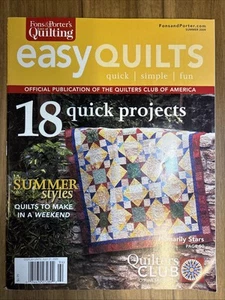 Easy Quilts Summer 2009 18 Quick Projects Summer Styles Primarily Stars - Picture 1 of 13