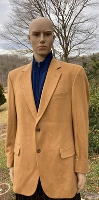 JOS A BANK "GORDON" MEN'S 100% CASHMERE 2-BUTTON SPORTS JACKET  Men's Size 41R - Image 1 of 4