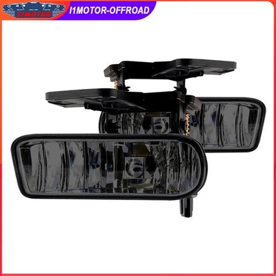 Par de luces antiniebla de humo para GMC Yukon XL 2001-2006 luces de parachoques delanteras Foto 1 de 4