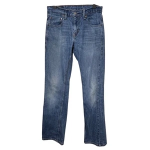 Levis 527 Jeans Mens Size 29x32 Slim Bootcut Blue Denim Water Less 99% Cotton - Picture 1 of 12