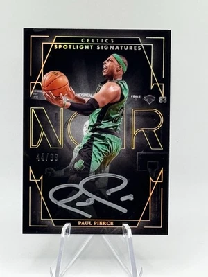 2024-25 Panini Noir Spotlight Signatures Paul Pierce Auto /99 - Image 1 of 2