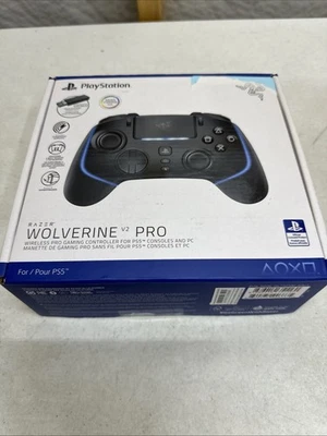 New Razer Wolverine V2 Pro Black RZ06-0471 For Playstation 5 PS5 - Image 1 of 4