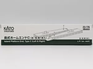New N gauge KATO 23-176 Unitrack Island Platform End C (Pre-Built) - UK stock - Picture 1 of 3
