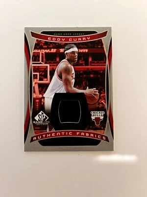 2004-05 UD SP Juego Edición Usada #AF-EC Eddy Curry Telas Auténticas - Bulls Foto 1 de 2