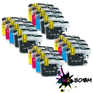 18 Ink Cartridge fits Brother LC51 LC-51 FAX-1460 DCP-135C 770CN MFC-235C 870CDN - Picture 1 of 1