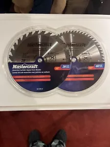 Mastercraft Assorted Carbide Saw Blades 2Pack 10 “055-6951-0 NEW - Picture 1 of 1