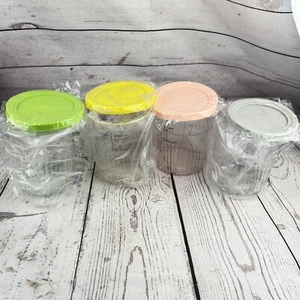 4pcs Ice Cream Pint Containers with Lids for Ninja Creami Leakproof Airtight - Picture 1 of 6