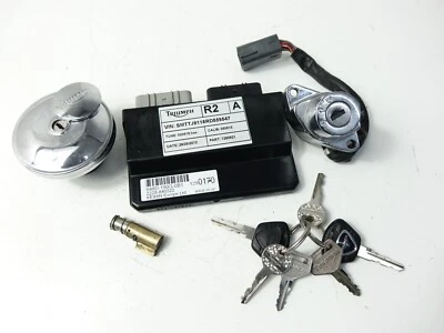 Schlosssatz Triumph America 865 lock key set CDI ECU Schloss - Bild 1 von 4