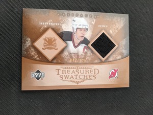 2005-06 UPPER DECK UD ARTIFACTS SCOTT STEVENS TS-SS #ed 42/125 GAME USED JERSEY