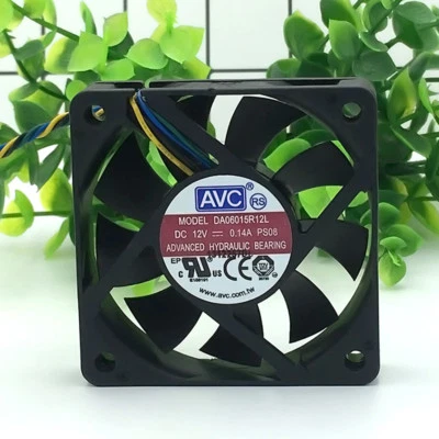 AVC DA06015R12L DC 12V 0.14A  4pin 60*60*15mm PWM Chassis Cooling Fan - Image 1 of 3