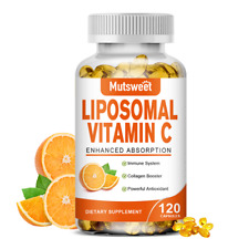 Natural Liposomal Vitamin C Capsules 1700mg For Immune System & Collagen Booster