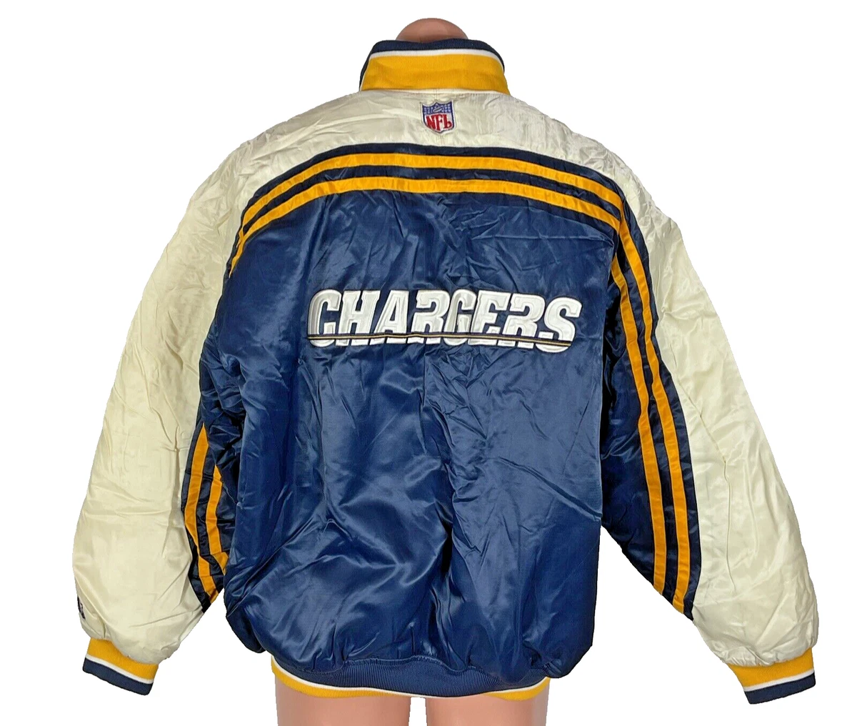 Starter Chargers ジャケット ネイビー/イエロー STARTER NFL Los Angeles Chargers Varsity Jacket LS4L0494 CHG - Shiekh