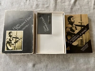 Vladimir Vysotsky I Love Therefore I Live  1990 Cassette Set W Song Book English - Image 1 of 4
