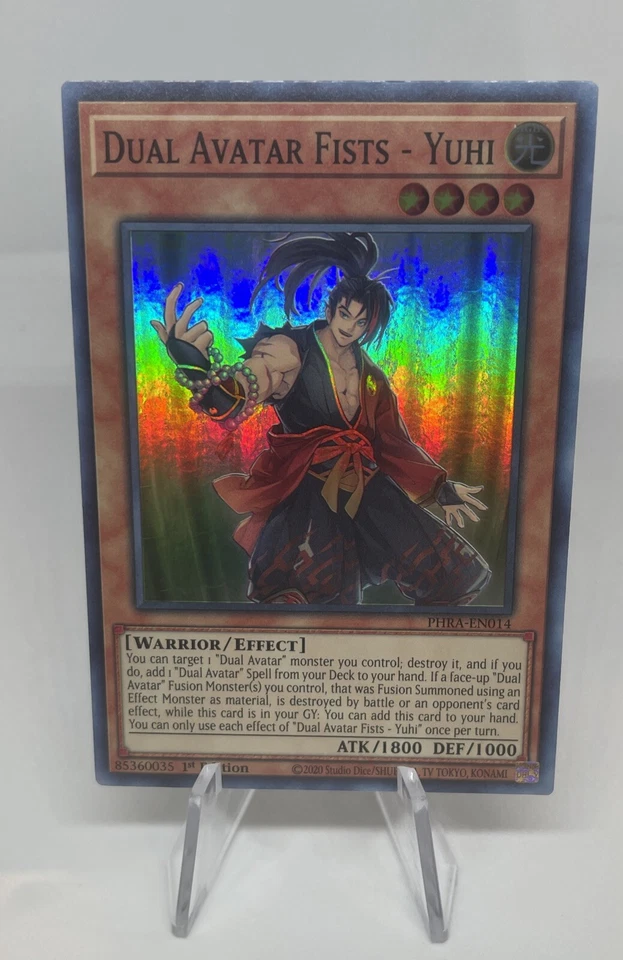 Yu-Gi-Oh! TCG Dual Avatar Fists - Armored Ah-Gyo Phantom Rage PHRA-EN032 1st... - Image 1 of 2