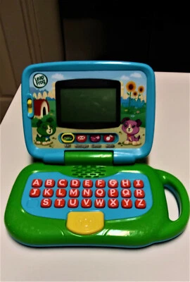 LeapFrog My Own Leaptop Laptop Toy Green Educational Computer Learning Games  - Image 1 of 2