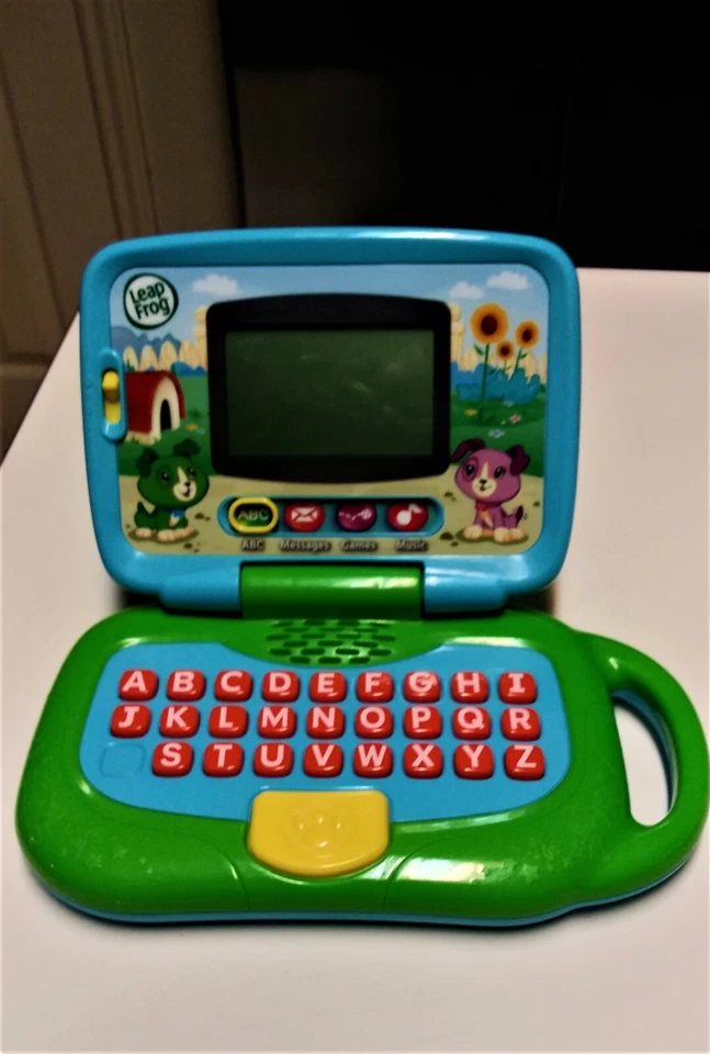 LeapFrog My Own Leaptop Laptop Toy Green Educational Computer Learning Games  - Image 1 of 2