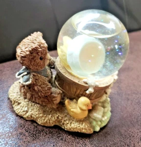 Bainbridge Bears SNOW GLOBE Benjamin "Bubbling Over with Fun" - Picture 1 of 4