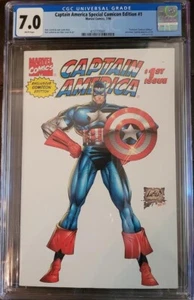 Captain America Vol.2 #1 (7/96) Liefield Comic Con (CGC) 7.0 ( Yolie ) - Picture 1 of 1
