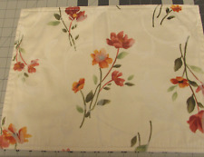 Placemat Set of 4 Peach Plum  on White 17x12