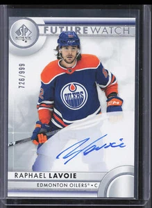 2023-24 SP Authentic #171 Raphael Lavoie Future Watch Auto #/999 RG10 - Picture 1 of 2