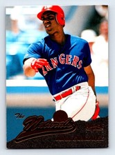 1996 Pinnacle The Naturals Rangers Juan Gonzalez Card #163 Texas Rangers 