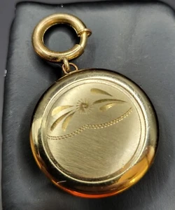 Vintage Ballou & Boss Stamped Retractable Watch Chain Gold Tone 16 inches 10.23g - Picture 1 of 9