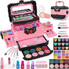 54 Pcs  Kids Makeup Kit For Washable Princess Pcs Real Pretend Girls, Play Cosme