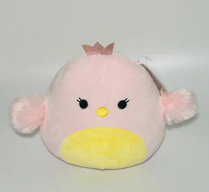 Squishmallows Harmony rosa Schwan Vogel 8 Zoll Krone Plüschtier Kellytoy Neu Neu mit Etikett - Bild 1 von 5