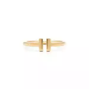 Tiffany T Wire Ring in 18k Yellow Gold Size 5 - Picture 1 of 3