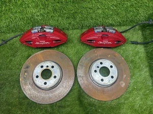 2021-23 TOYOTA SUPRA GR A90 3.0L B58 OEM BREMBO FRONT BRAKE CALIPERS N ROTORS - Picture 1 of 17