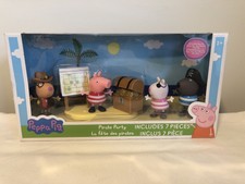 Peppa Pig Pirate Party Playset Pack Suzy Sheep Pedro Pony RARE & VHTF! NIP
