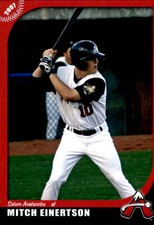 2007 Salem Avalanche Grandstand #6 Mitch Einertson Oceanside California CA Card