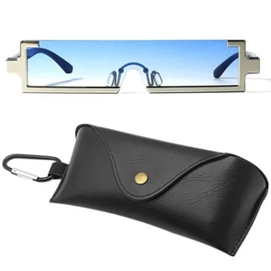 Fashion Retro Square Frame Unisex Men Women Vintage Blue Lens Glasses Eyeglasses - Picture 1 of 1