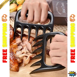 1 Pair Manual Meat Shredder Claws–Bear Claws for Shredding Meat BBQ Pulled Pork - Picture 1 of 4
