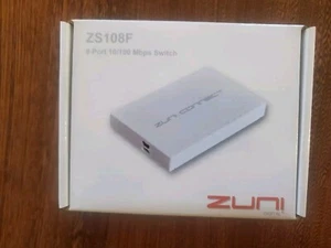 Zuni Digital ZS108F 8-Port 10/100 Mbps Switch BRAND NEW SEALED BOX - Picture 1 of 4