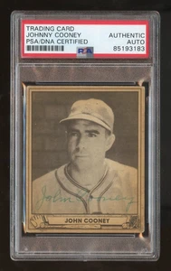 1940 Play Ball Set-Break #60 John Cooney Signed PSA/DNA AUTO Authentic - Picture 1 of 2