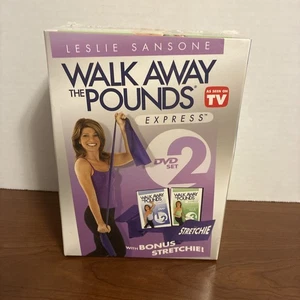 Walk Away the Pounds Express (DVD, 2003) Leslie Sansone Sealed - Picture 1 of 7