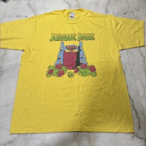Jurassic World gelbes T-Shirt XL Jurassic Park Grafik T-Shirt - Bild 1 von 6