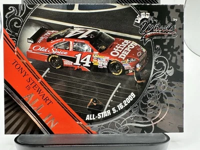 2009 Wheels Main Event #62 Tony Stewart All In NASCAR Racing Card - Image 1 of 4