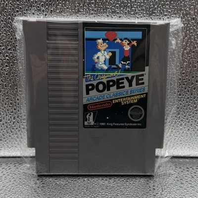 Popeye Nintendo NES Cart NTSC 1986 #0454 - Image 1 of 4
