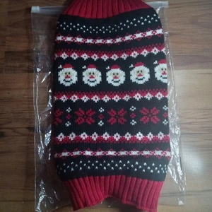 HAPEE Dog Christmas Sweater, Red Santa Puppy Clothes, Ugly Christmas Sweater,... - Picture 1 of 7