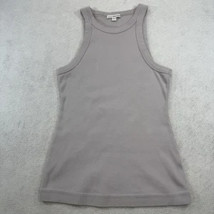 Womens Standard James Perse Rib Crew Neck Tank Top Size 1 ( US Small ) Grey - Picture 1 of 5