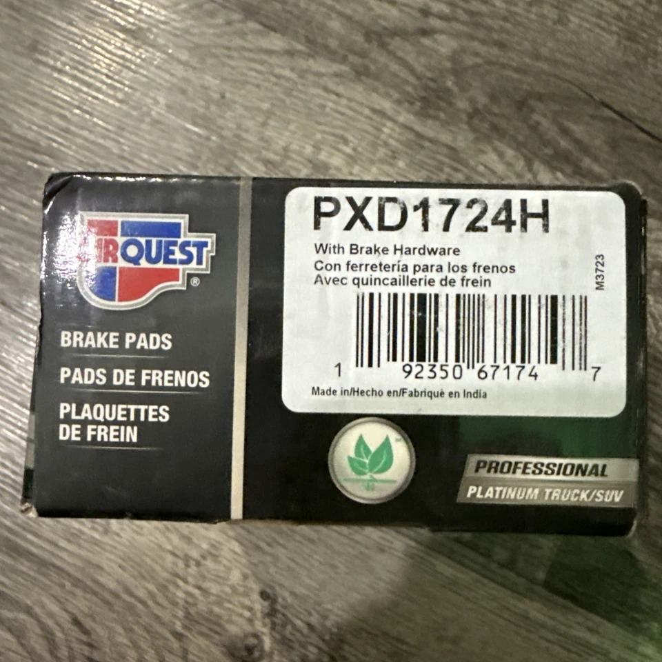 Pastillas de freno delanteras traseras Pxd1724h Carquest Foto 1 de 4