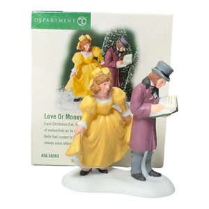 Dipartimento 56 Dickens Village Amore o soldi? Ritirato 2004 #58563 Young Scrooge - Foto 1 di 8