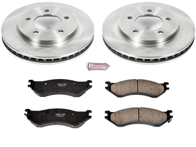 Kit de pastillas de freno delanteras y rotor para Lincoln Navigator 1998-2002 1999 2000 CW263PV Foto 1 de 1