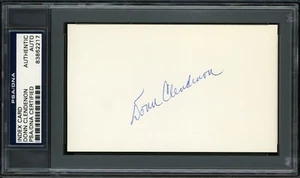 Donn Clendenon Autographed Signed 3x5 Index Card New York Mets PSA/DNA #83862217 - Picture 1 of 2