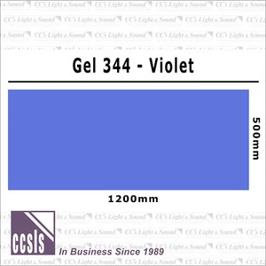 Clear Color 344 Filter Sheet - Violet - Bild 1 von 2