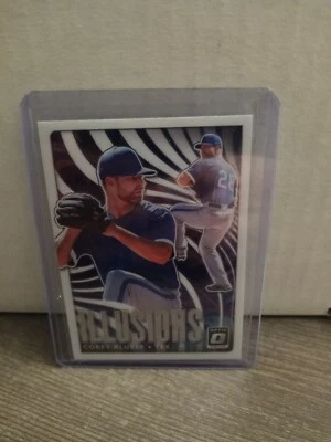 2020 Donruss Optic Illusions Corey Kluber Texas Rangers #OI-9 *Mint* - Image 1 of 2