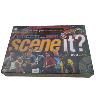 Mattel Games Scene It? ESPN Sports Edition DVD Board Game 2005 NEW IN SEALED BOX - Image 1 of 4